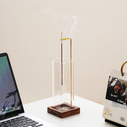 Incense Burner Set with Hanging Incense Holder and Backflow Incense Burner