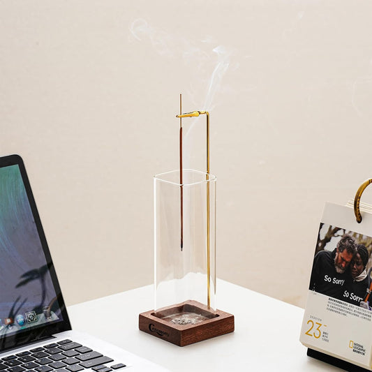 Incense Burner Set with Hanging Incense Holder and Backflow Incense Burner