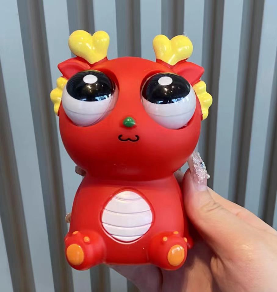 Pop-Eyed Dragon Squeeze Stress Relief Toy