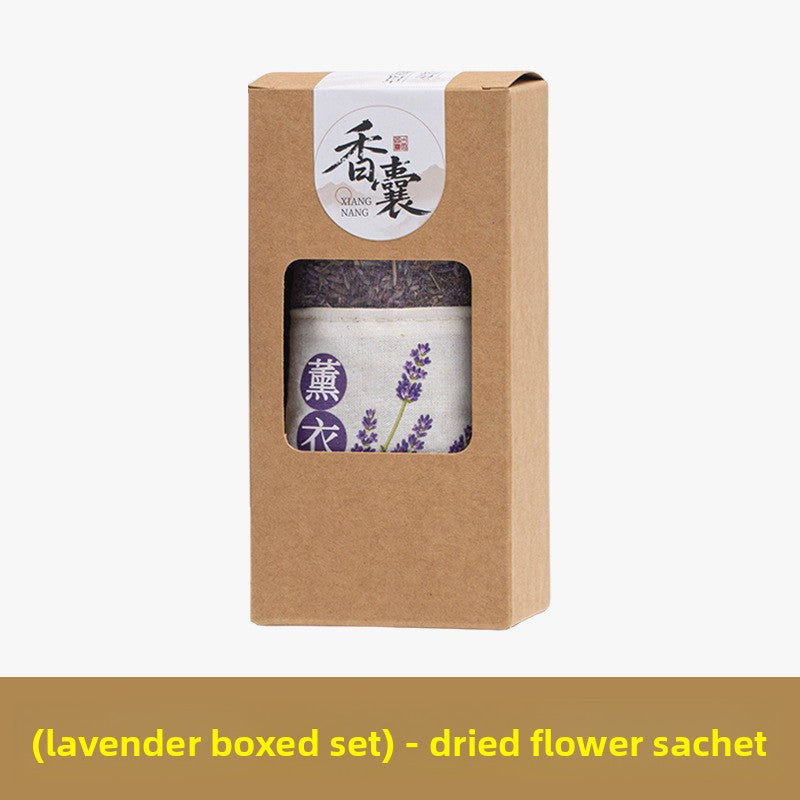Lavender Sachet Gift Box with Dried Flowers