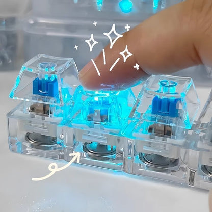 RGB Light Up Keyboard Switch Stress Relief Toy