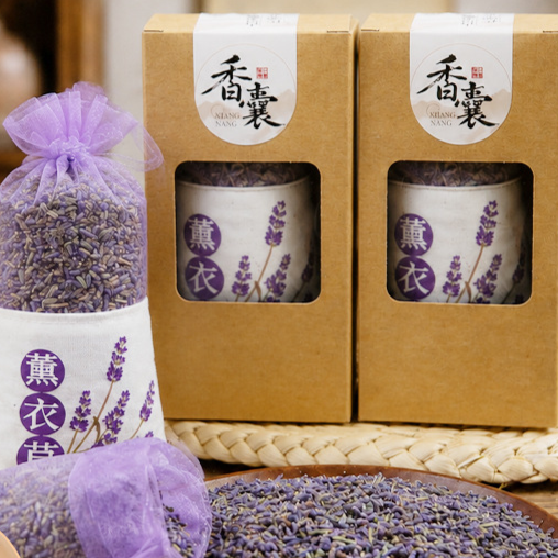 Lavender Sachet Gift Box with Dried Flowers