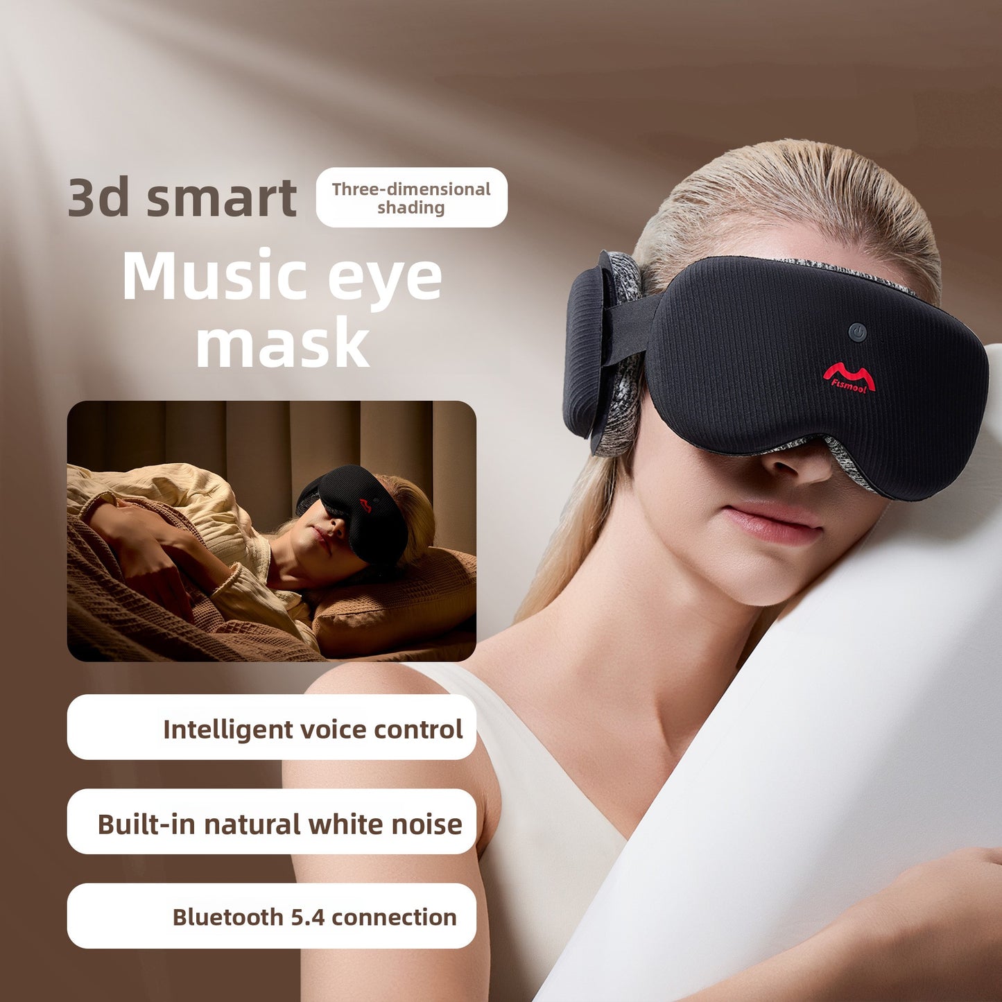 NuraSleep DreamWave Bluetooth Sleep Mask