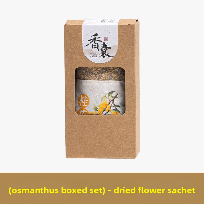 Lavender Sachet Gift Box with Dried Flowers