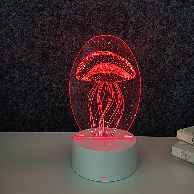Remote control 3d night light