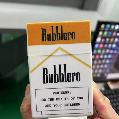 Plastic Bubble Blowing Toy Cigarette Box Style