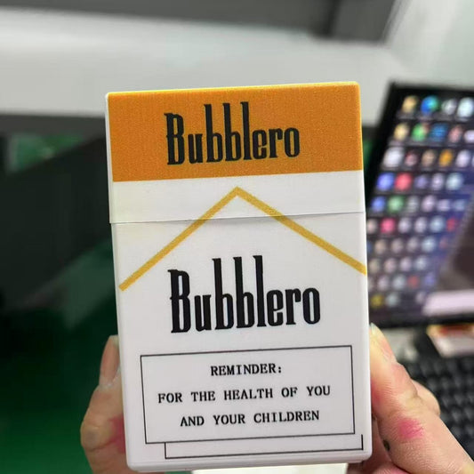 Plastic Bubble Blowing Toy Cigarette Box Style