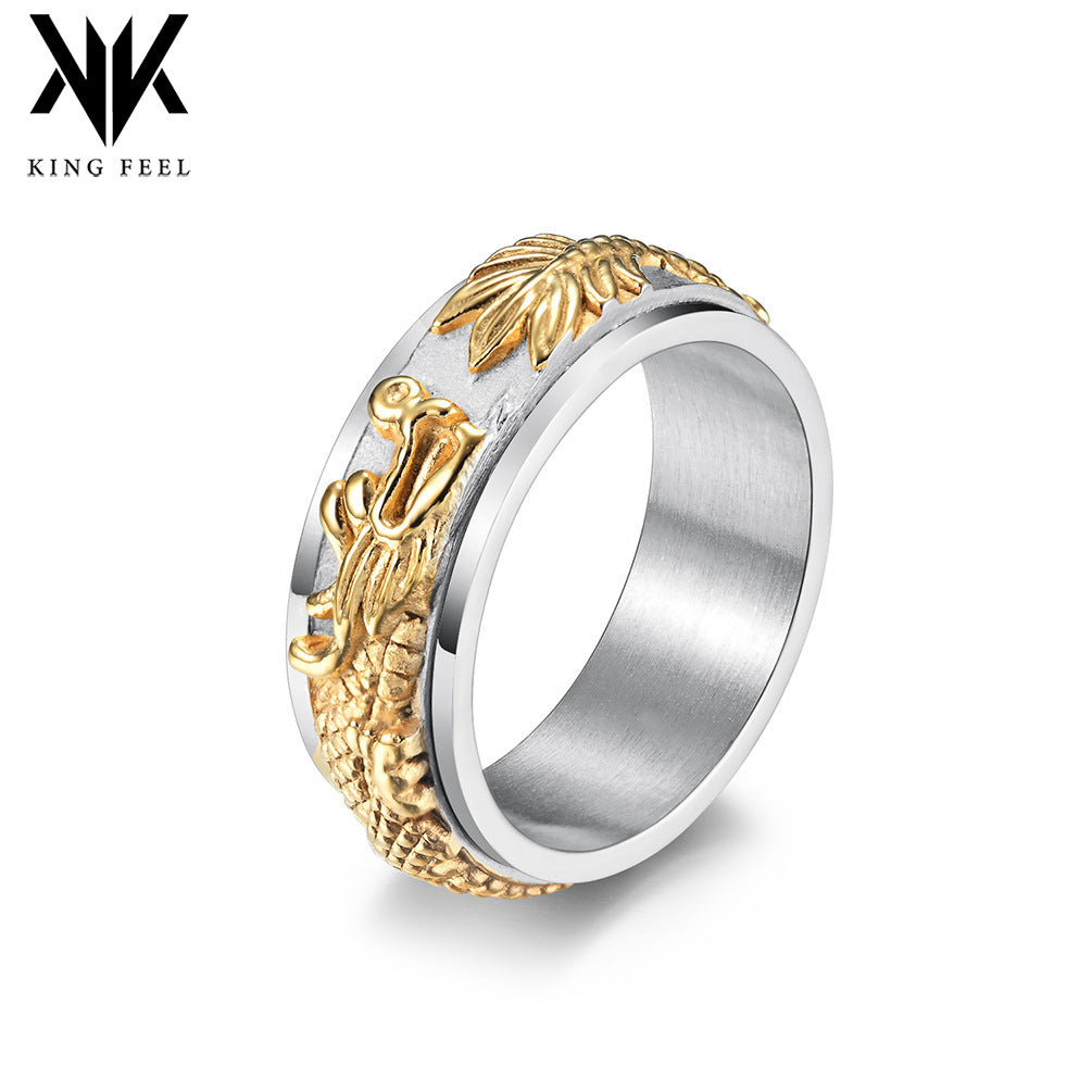 Dragon Rotatable Fidget Ring