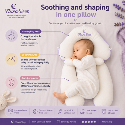 Baby soothing shaping pillow