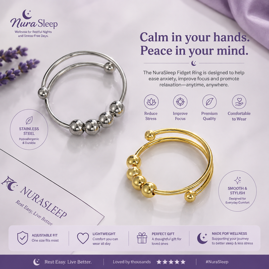 NuraSleep CalmSpin Anxiety Relief Ring