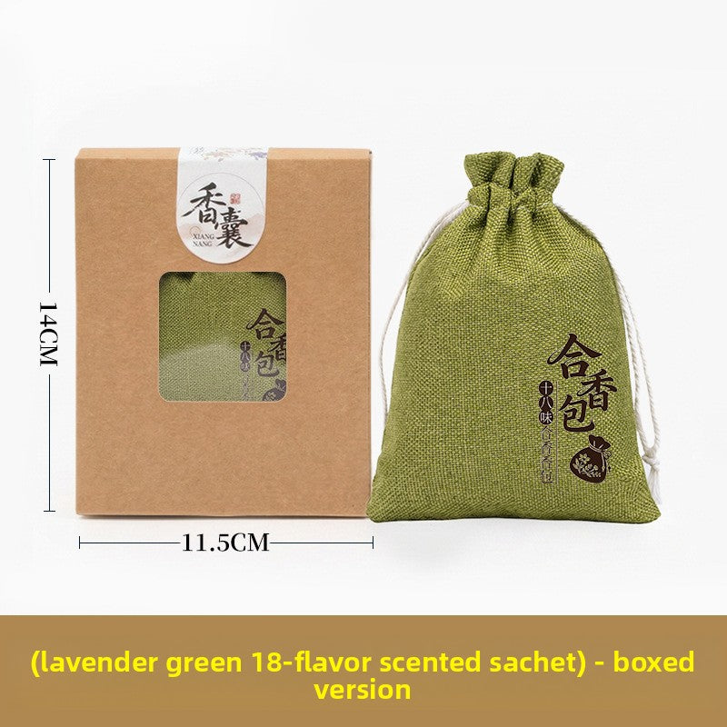 Lavender Sachet Gift Box with Dried Flowers