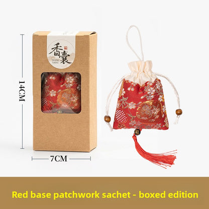 Lavender Sachet Gift Box with Dried Flowers
