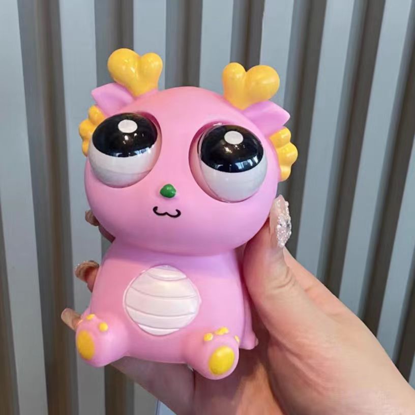 Pop-Eyed Dragon Squeeze Stress Relief Toy