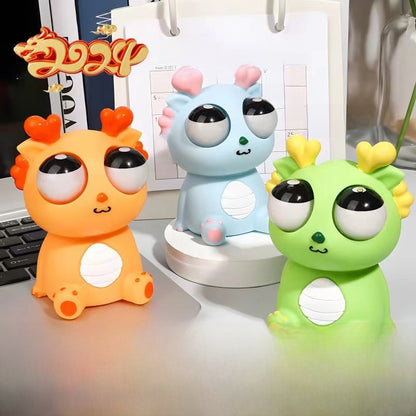 Pop-Eyed Dragon Squeeze Stress Relief Toy