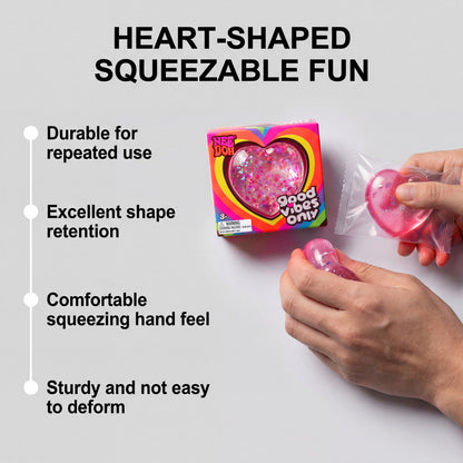 Heart Shaped Squishy Toy Soft Touch Quick Rebound Portable