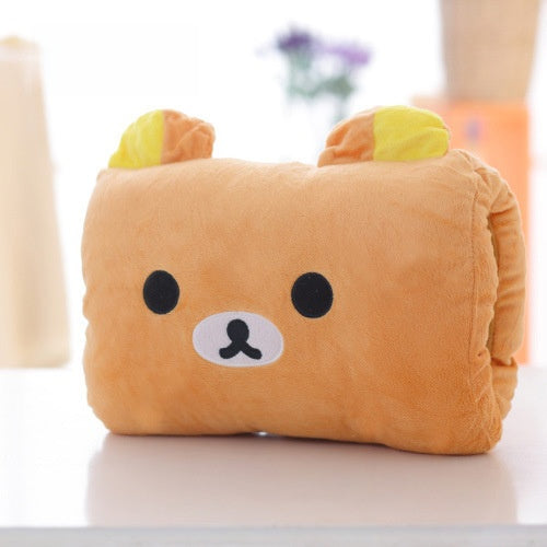 Animal Plush Hand Warmer Pillow