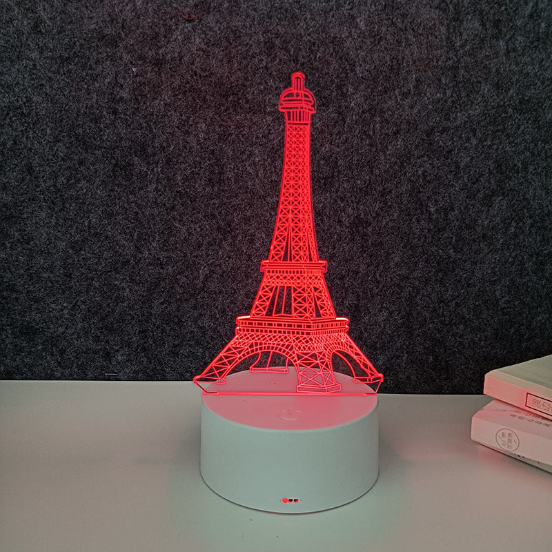 Remote control 3d night light