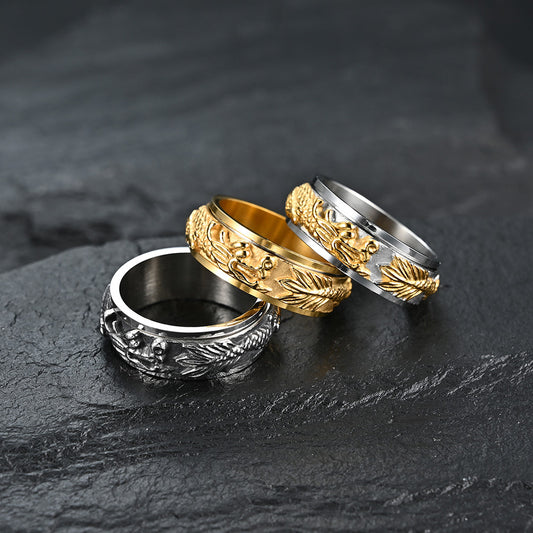 Dragon Rotatable Fidget Ring