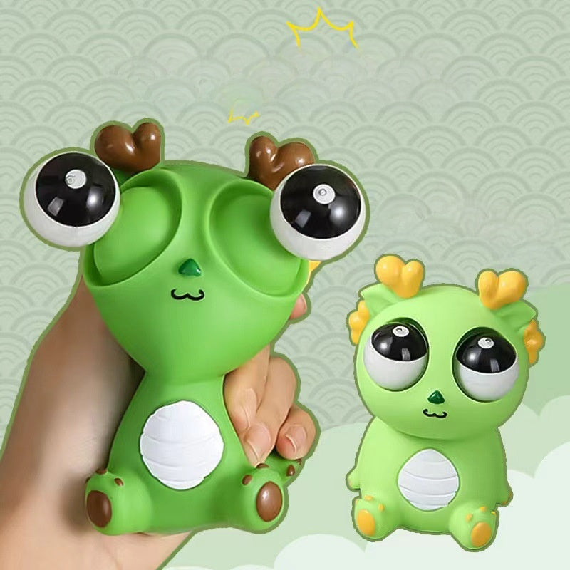 Pop-Eyed Dragon Squeeze Stress Relief Toy