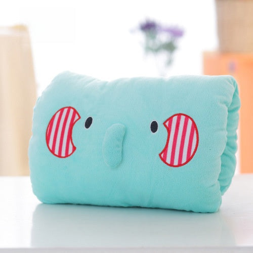 Animal Plush Hand Warmer Pillow