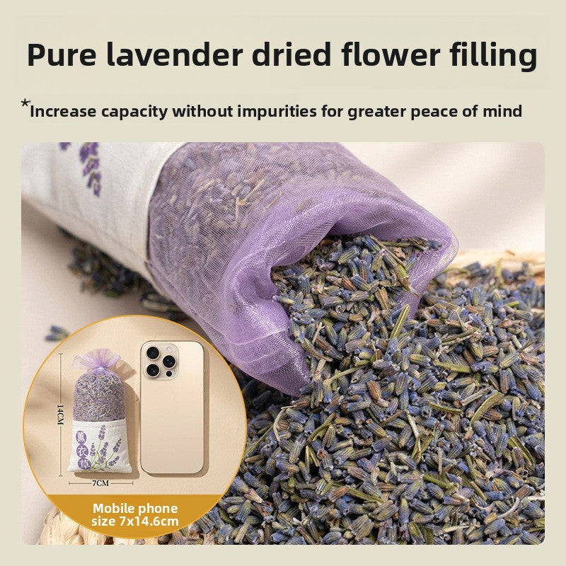 Lavender Sachet Gift Box with Dried Flowers